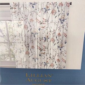 Floral Sheer Curtains Lillian August 36.5x60”